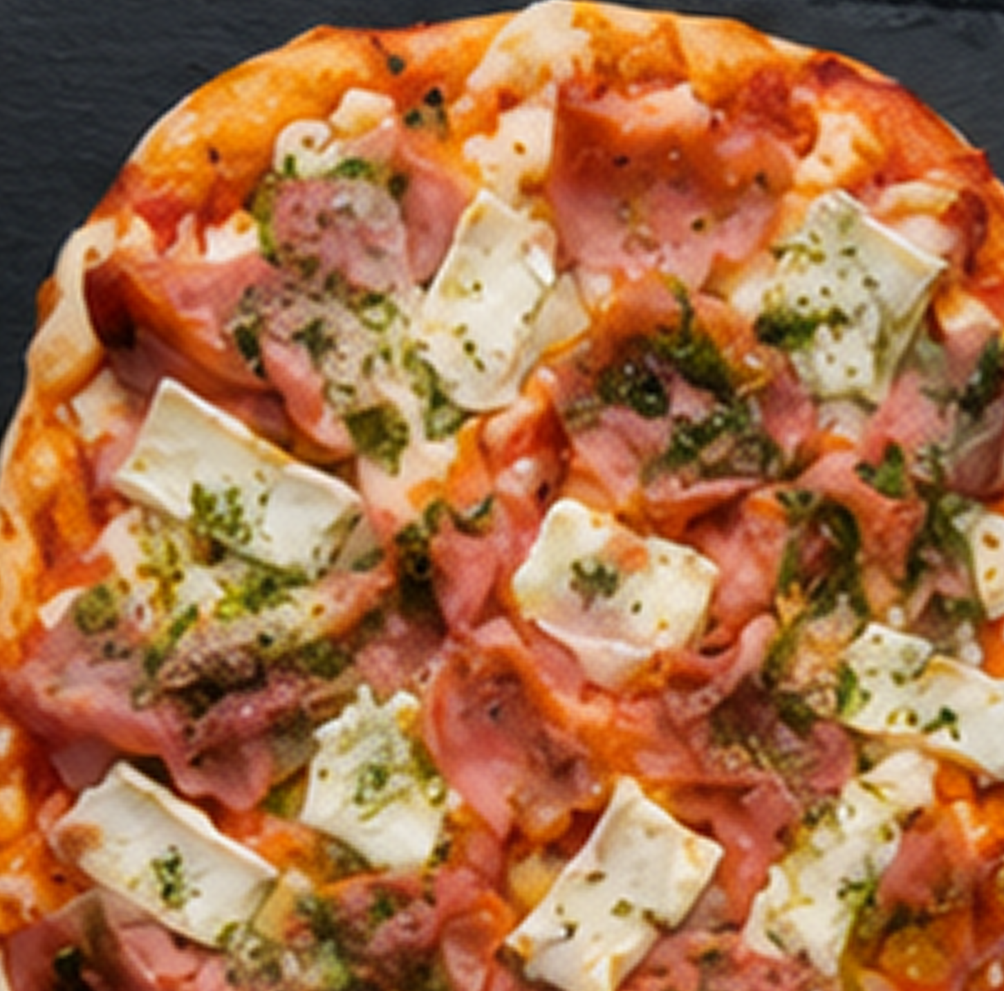 Pinsa Speck e Burratina